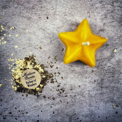 Beeswax Sister Star Spell Candle