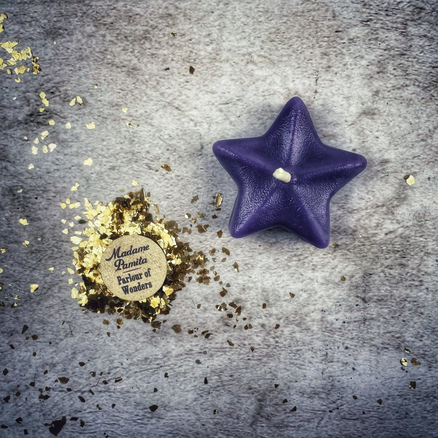 Beeswax Sister Star Spell Candle