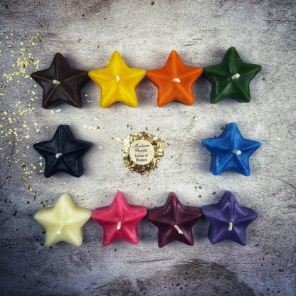 Beeswax Sister Star Spell Candle