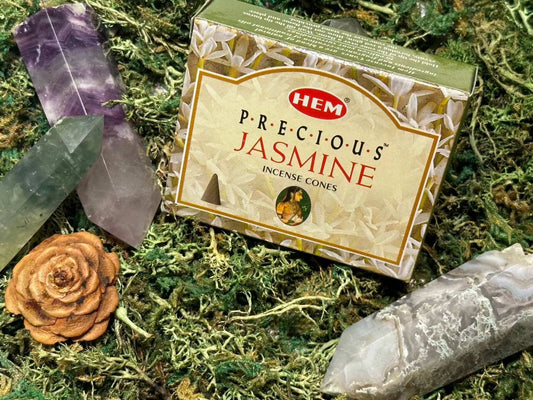 Precious Jasmine Incense Cones For Meditation Serenity