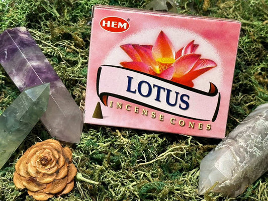 Lotus Incense Cones By Hem For Serenity And Meditation