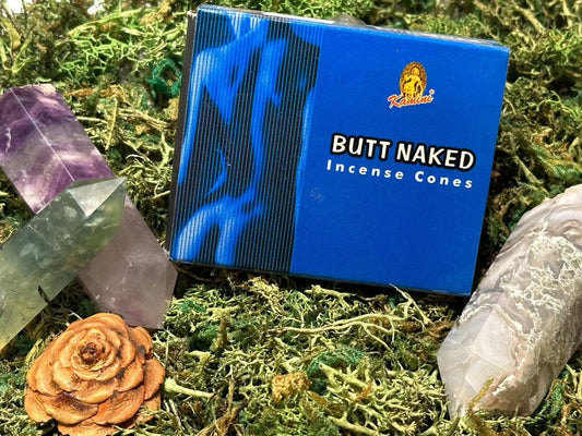 Butt Naked Incense Cones for Calm Meditation | Mystics Vibe