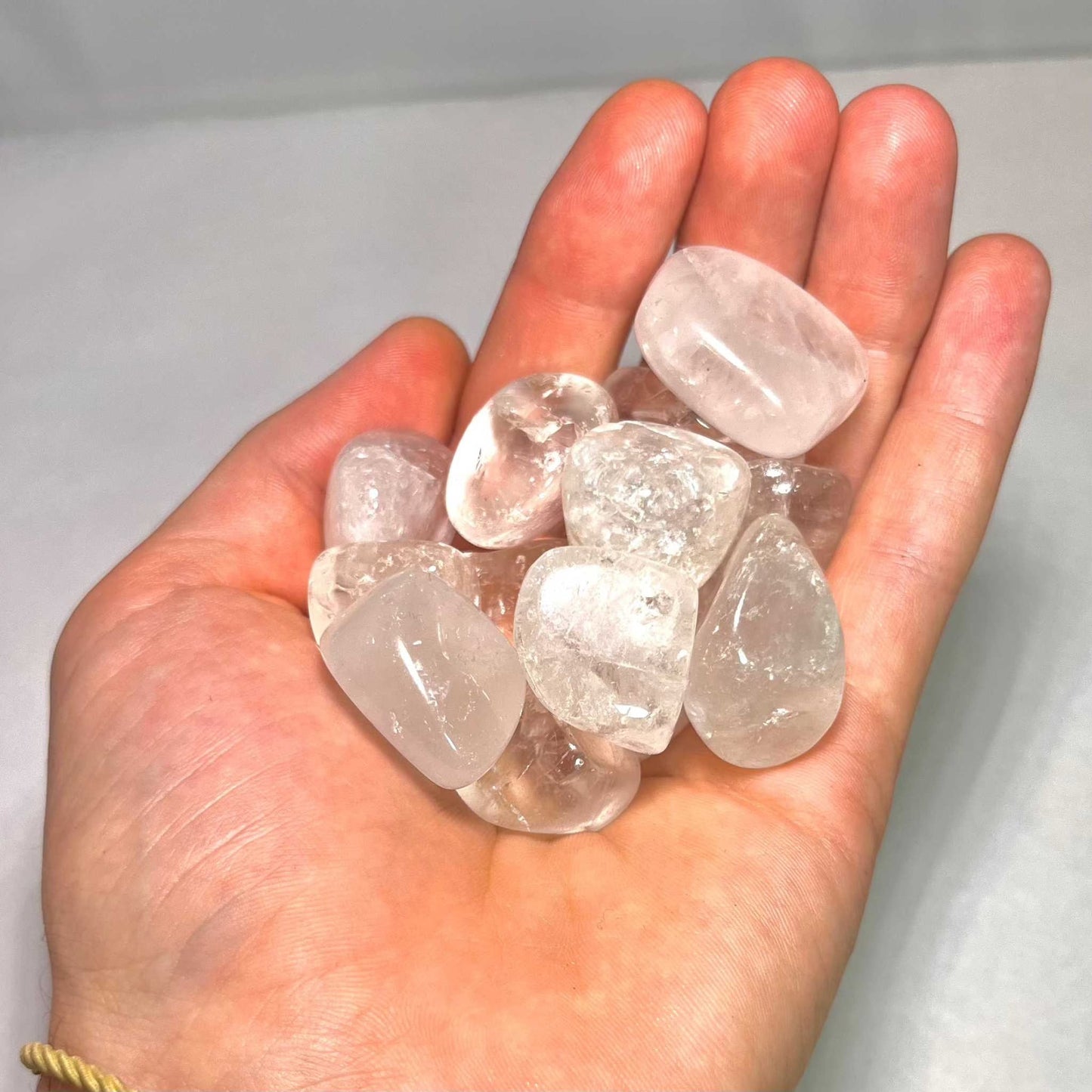 Clear Quartz Tumbled Stone for Clarity Amplification
