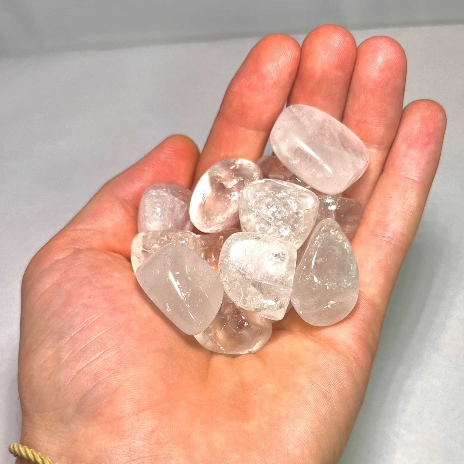 Clear Quartz Tumbled Stone for Clarity Amplification