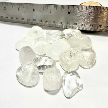 Clear Quartz Tumbled Stone for Clarity Amplification