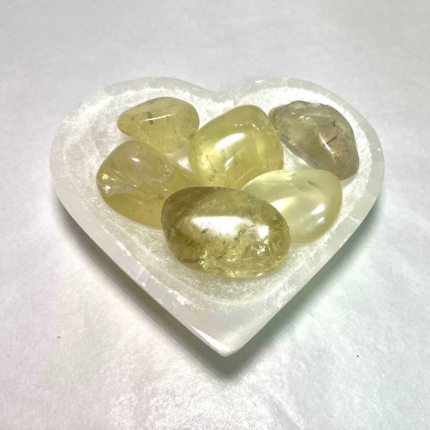 Natural Citrine Tumbled Stone for Abundance and Joy