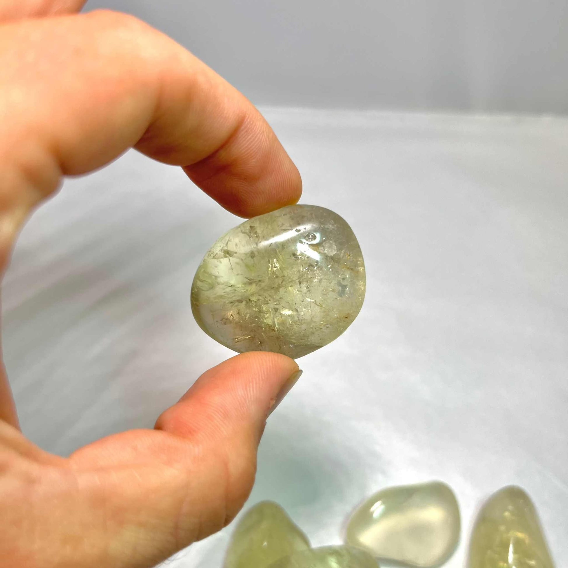 Natural Citrine Tumbled Stone for Abundance and Joy
