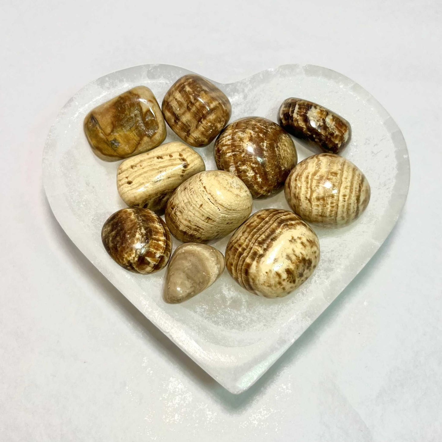 Aragonite Tumbled Stone for Grounding Stability and Harmony