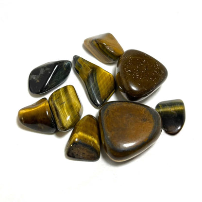 Tiger Eye Tumbled Pocket Stone for Courage and Strength