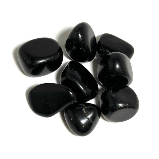 Protective Black Obsidian Tumbled Pocket Stone Mystics Vibe