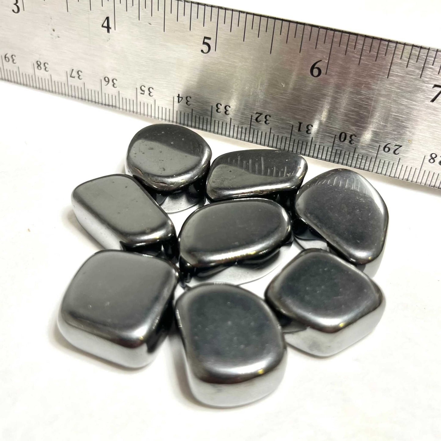 Hematite Tumbled Stone For Grounding And Strength