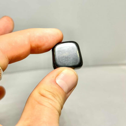 Hematite Tumbled Stone For Grounding And Strength