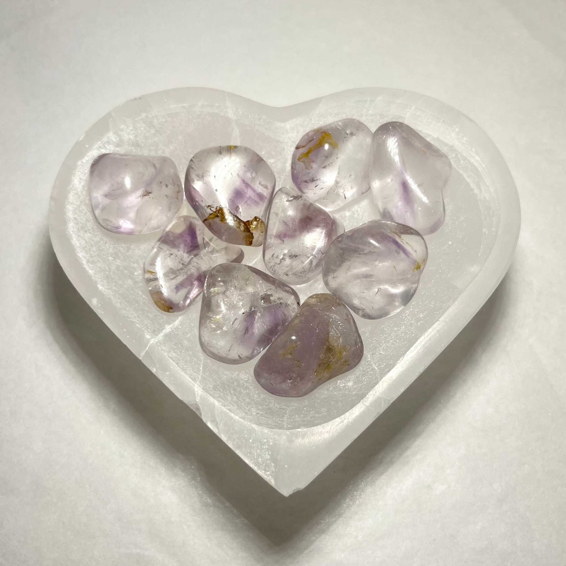 Phantom Amethyst Tumbled Stone for Spiritual Growth | Mystics Vibe