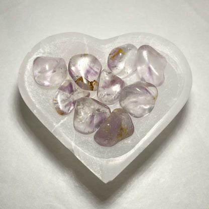 Phantom Amethyst Tumbled Stone for Spiritual Growth | Mystics Vibe