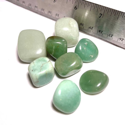 Green Aventurine Tumbled Stone for Prosperity and Renewal