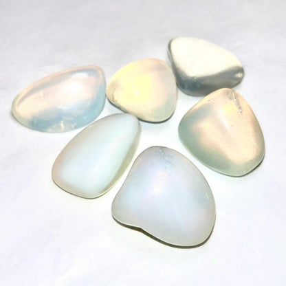 Mystical Opalite Tumbled Pocket Stone for Serenity | Mystics Vibe