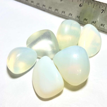 Mystical Opalite Tumbled Pocket Stone for Serenity | Mystics Vibe