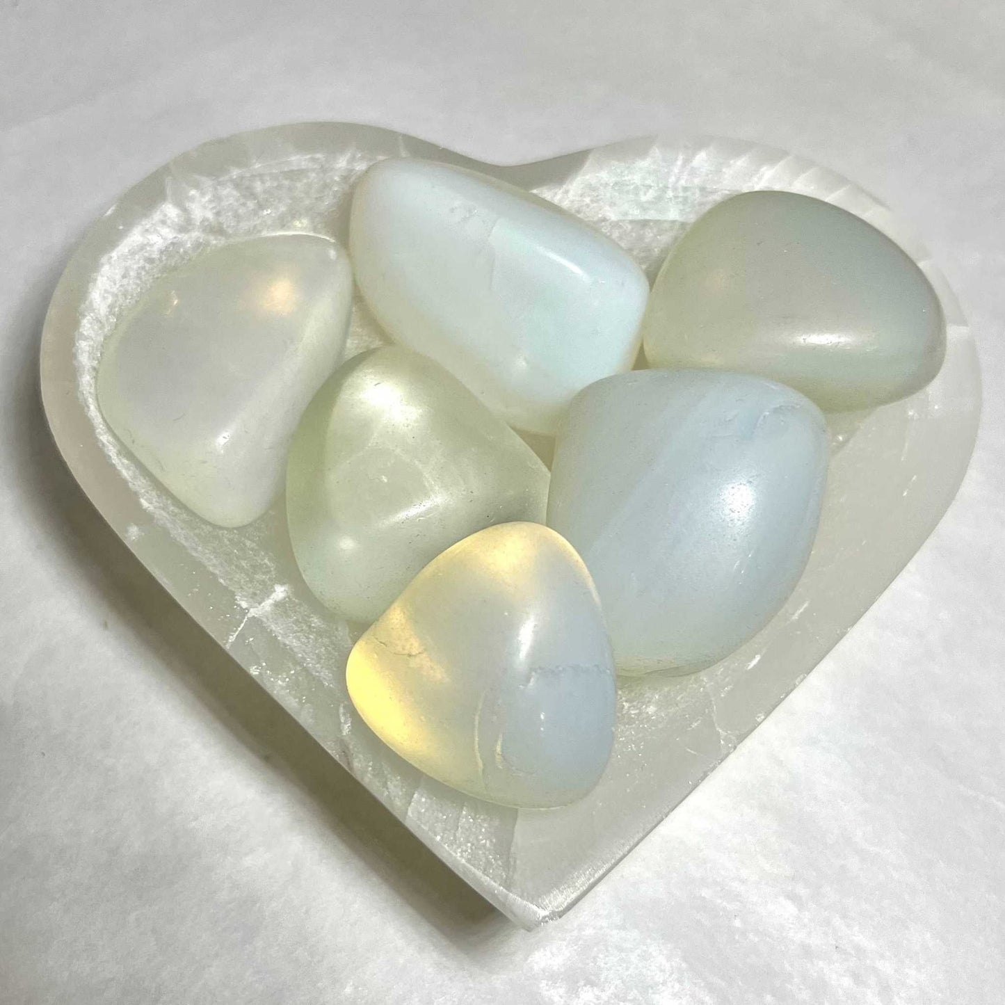Mystical Opalite Tumbled Pocket Stone for Serenity | Mystics Vibe