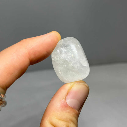 Healing Snow Quartz Tumbled Crystal for Mystical Energy