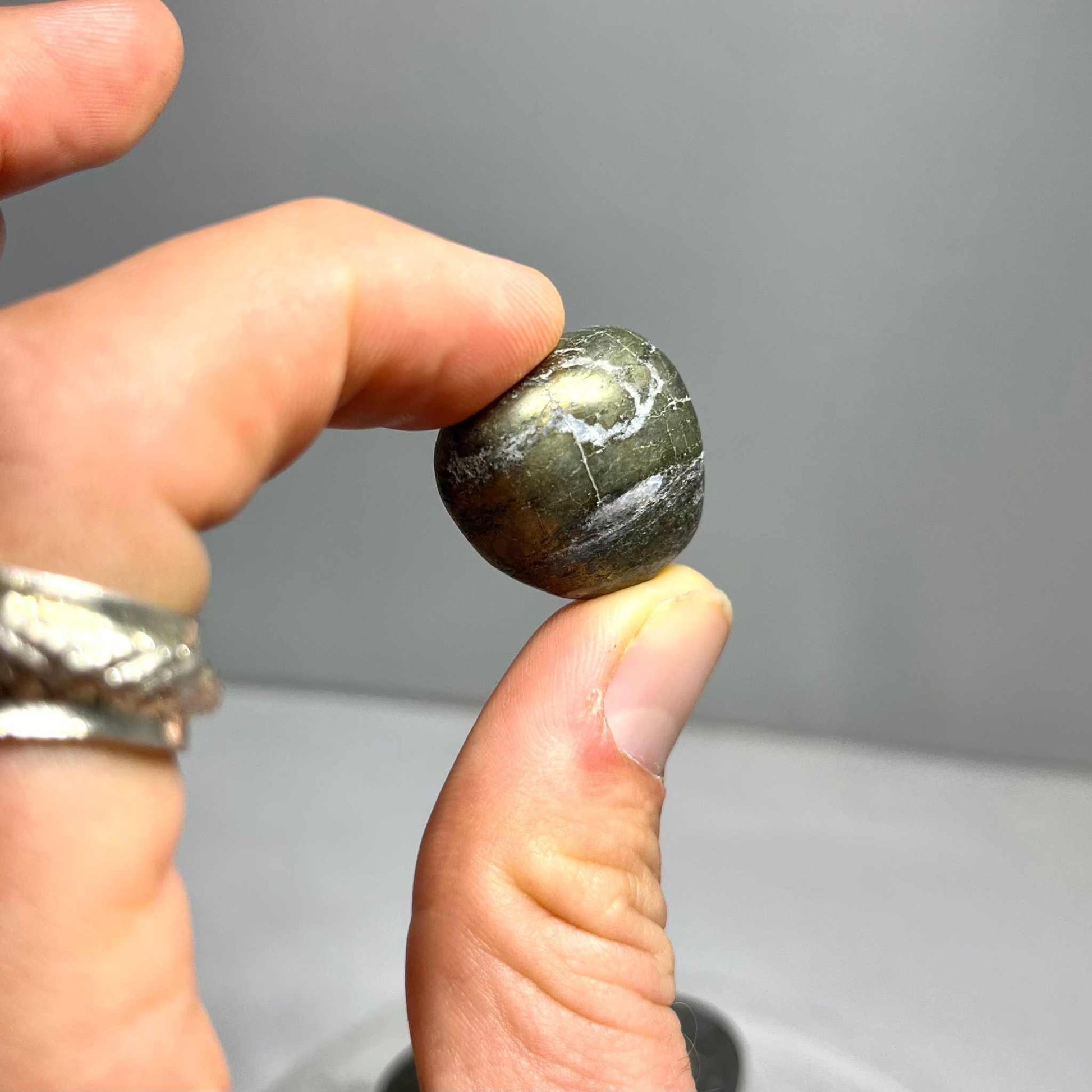 Pyrite Tumbled Stone for Abundance and Protection | Mystics Vibe