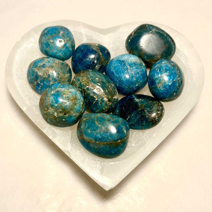 Blue Apatite Tumbled Stone for Inspiration | Mystics Vibe