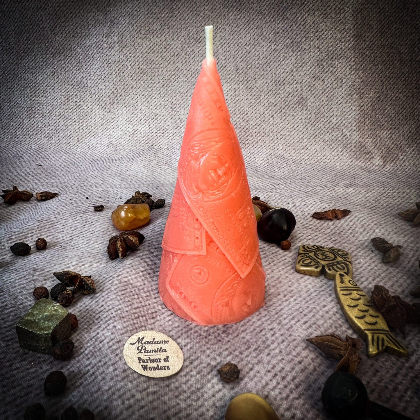 Beeswax Money Maker Spell Candle
