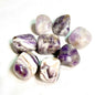 Chevron Amethyst Tumbled Stone for Clarity and Spiritual Gem