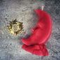 Beeswax Crescent Moon Spell Candle
