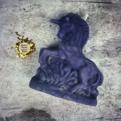 Beeswax Enchanted Unicorn Spell Candle