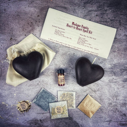 Heart to Heart Candle Spell Kit - Love Connection & Reconciliation Magic