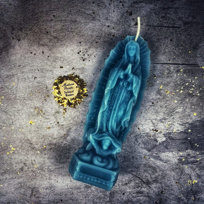 Beeswax Nuestra Señora de Guadalupe Spell Candle