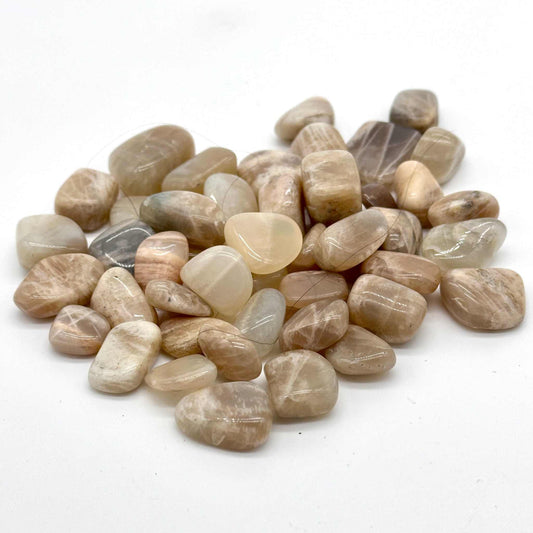 Protective Multi-Color Moonstone Tumbled Crystal for Travelers