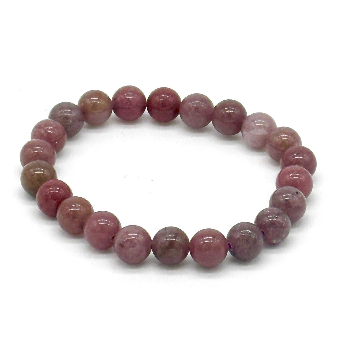 Purple Aventurine Round Bead Bracelet - Serenity Stone