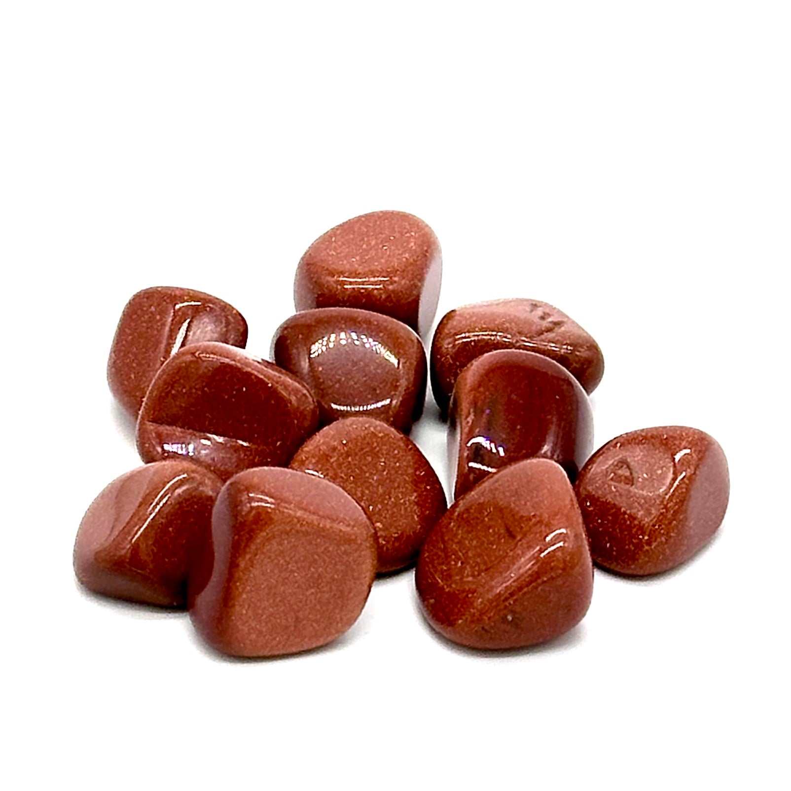 Premium Goldstone Tumbled Stone For Ambition And Energy