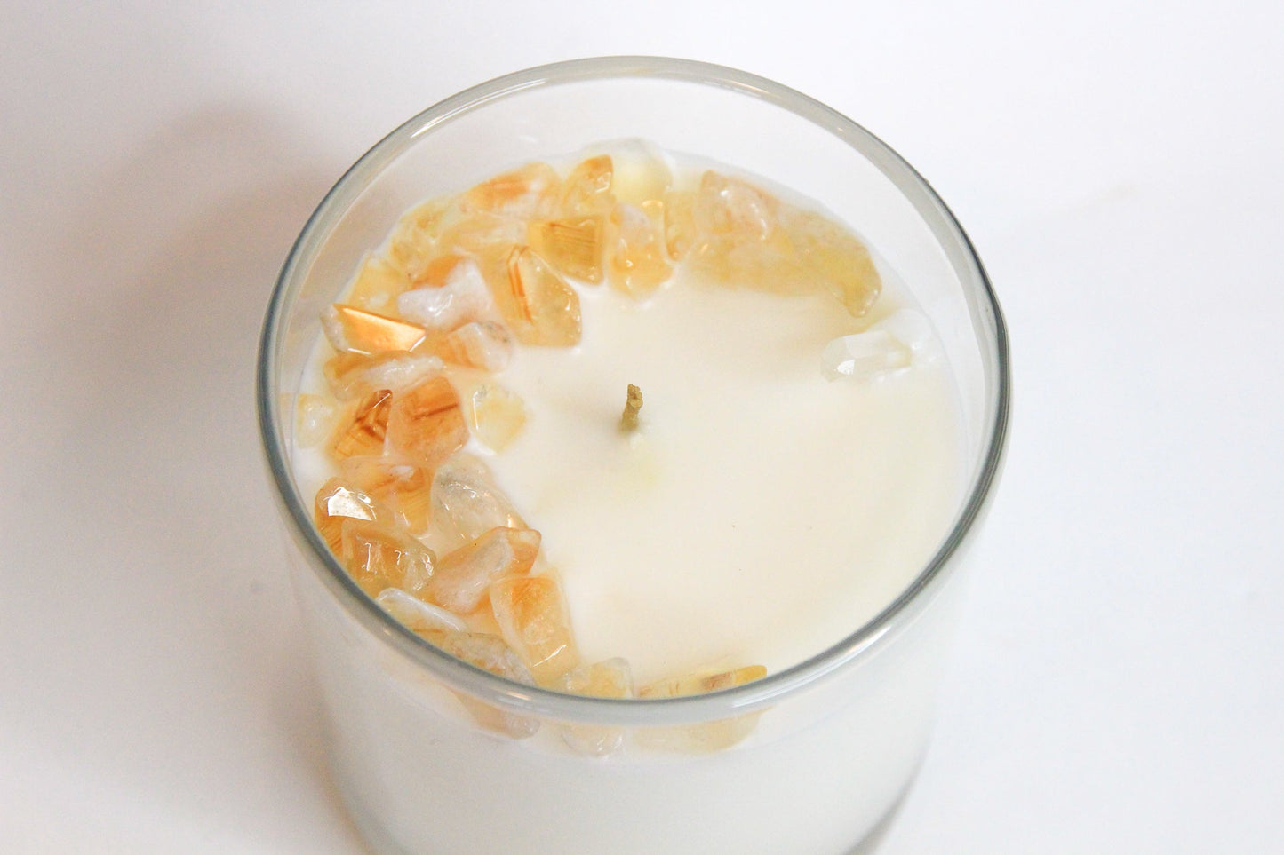 Citrine Clean Crystal Candle