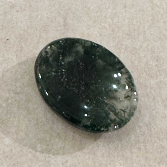 Mystical Moss Agate Pocket Stone For Growth And Harmony