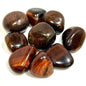 Red Tiger Eye Tumbled Stone for Confidence and Vitality