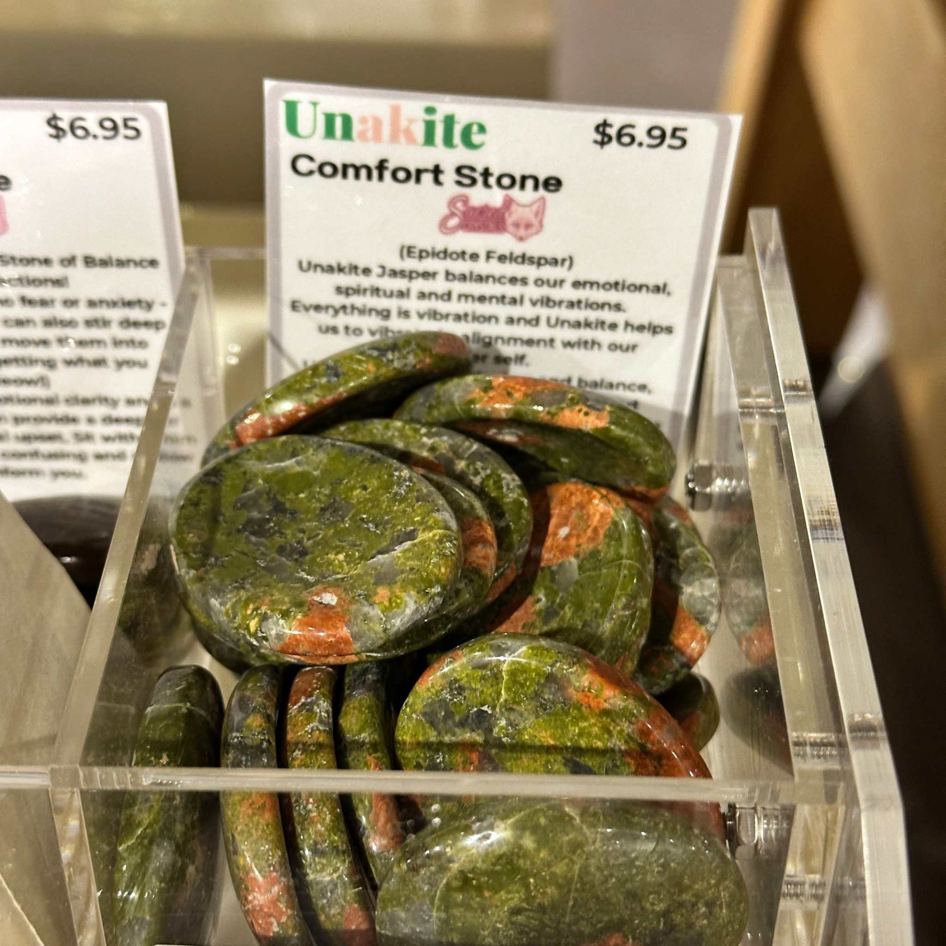 Mystical Unakite Pocket Stone for Growth and Harmony