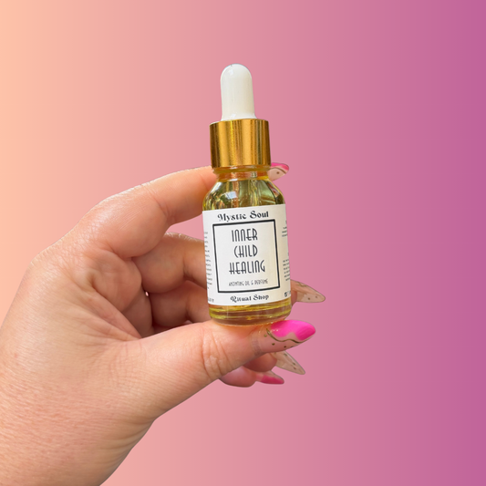 Inner Child Ritual Oil – Floral Citrus Blend with Rhodochrosite