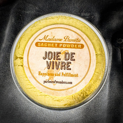 Joie de Vivre Sachet Powder by Madame Pamita