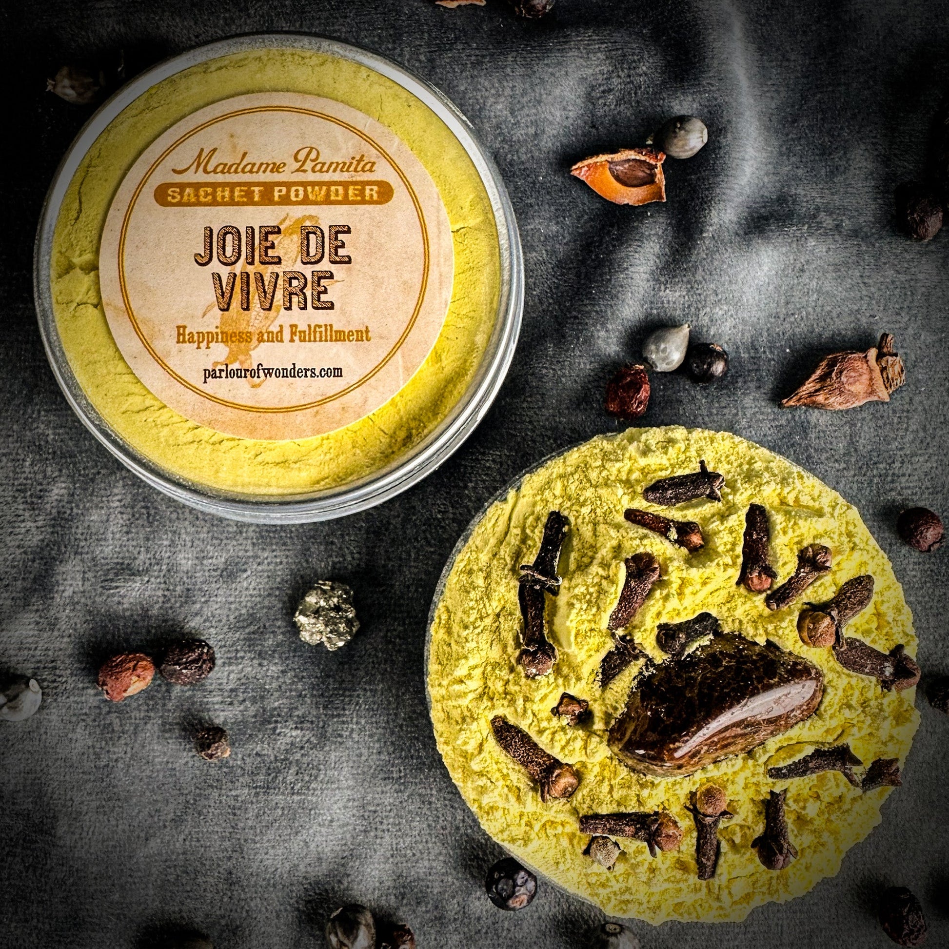 Joie de Vivre Sachet Powder by Madame Pamita