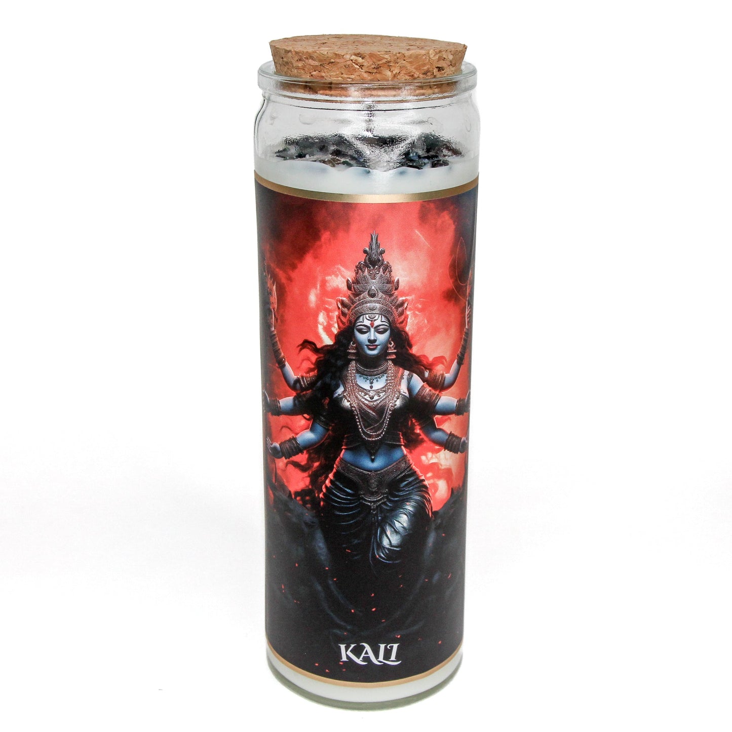 Kali Crystal Altar Candle