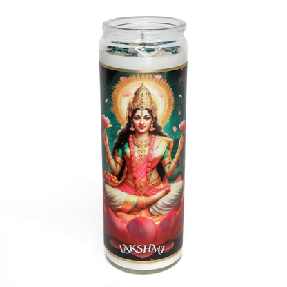 Lakshmi Crystal Altar Candle