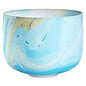 10" Marble Crystal Singing Bowl, G4, Throat Chakra, 432 Hz
