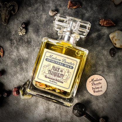 Peace and Tranquility Spiritual Cologne – 50ml Amethyst, Floral & Coconut Fragrance