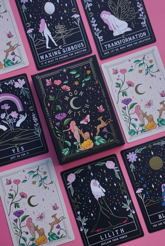 Moon Witch Oracle Deck for Lunar Cycles and Nature