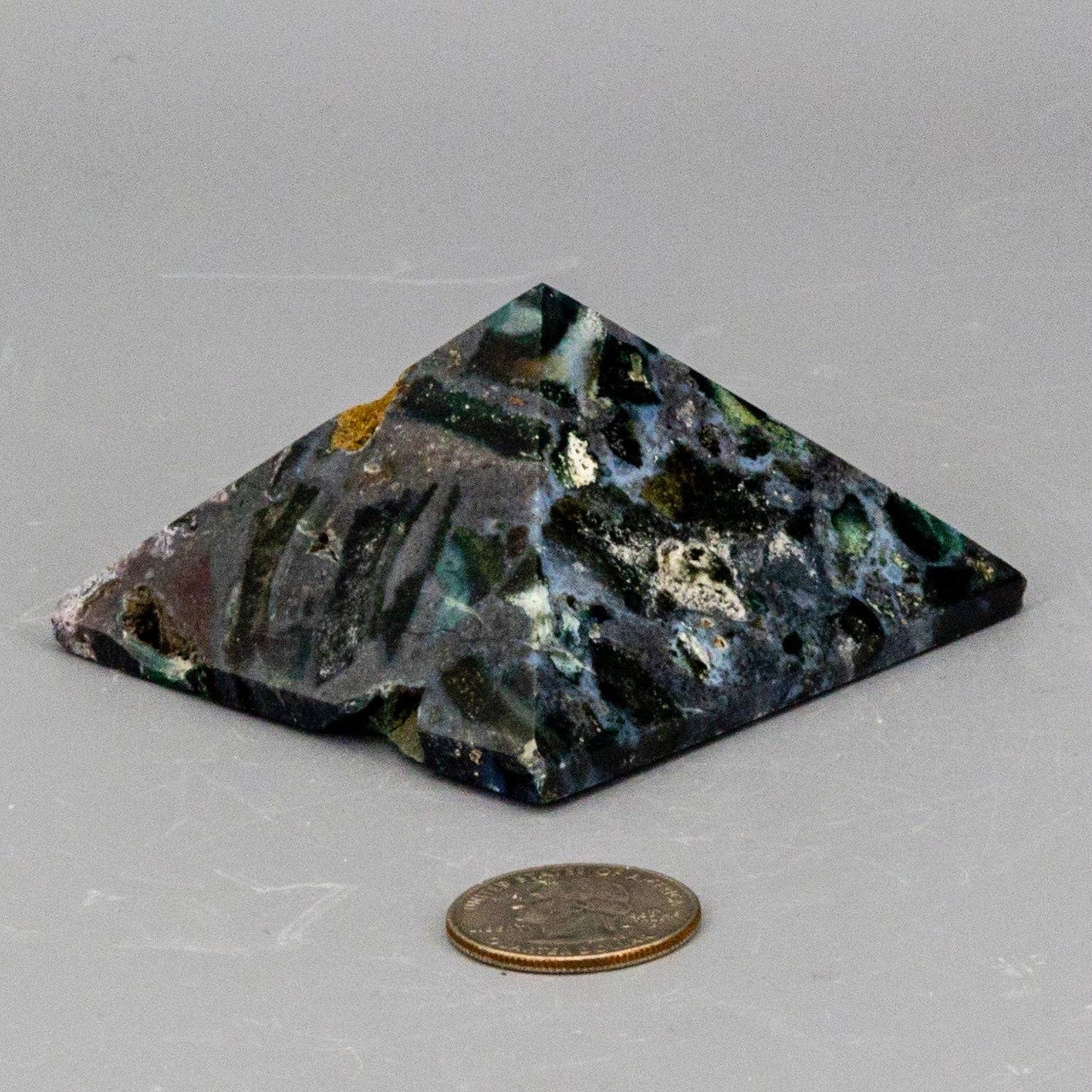 Moss Agate Pyramid