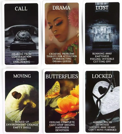 Mystic Black Rose Oracle Deck For Divination And Insight