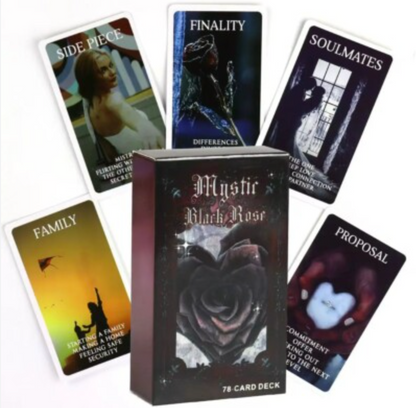 Mystic Black Rose Oracle Deck For Divination And Insight