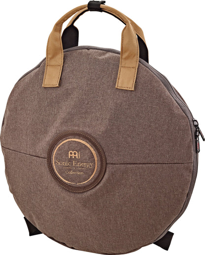 16" Octave Steel Tongue Drum, D Kurd, Lasered Floral Design, Black